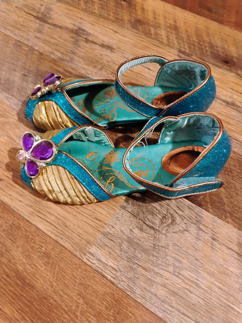 The Disney Store Jasmine Shoes Size 13
